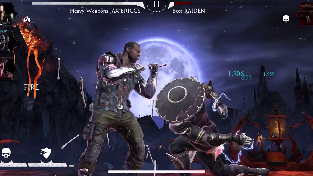 Normal Raiden Raiden normal battle - YouTube
