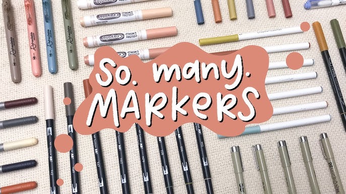 MY UPDATED MARKER COLLECTION! (w/ Swatches & Reviews) 