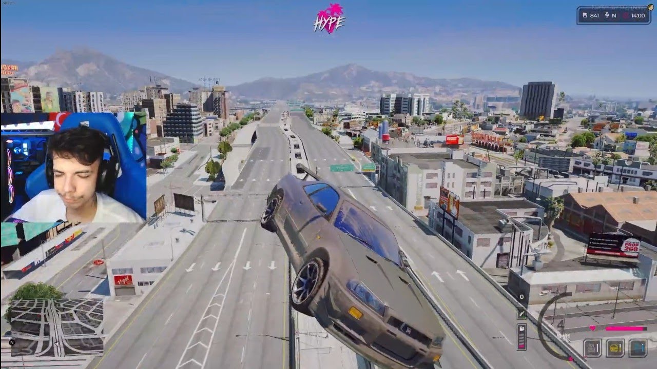 Felipe menu teleportando o carro do bk...