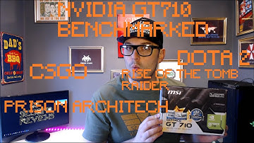NVIDIA GT710 1GB £35 GPU BENCHMARKED! VS INTEL 4600 GRAPHICS