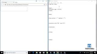 HTML Tutorial 8 | add text area tag