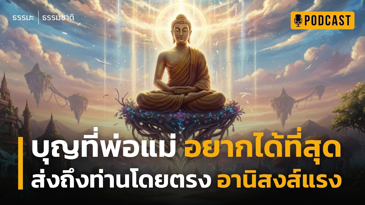 บุญที่พ่อแม่ อยากได้ที่สุด ส่งถึงท่านโดยตรง อานิสงส์แรง | 3 บุญใหญ่ ที่พ่อแม่ล่วงลับ 