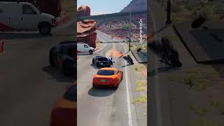 Realistic Highway Car Crashes #127 🚗 Instant Highway Chain Reaction Crash! BeamNG.drive