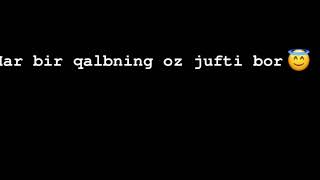 Har bir qalbning oz jufti bor😇