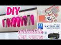 DIY Waterslide Nail Decals 😍💅🏽 | to sell 💰 as well 🙂