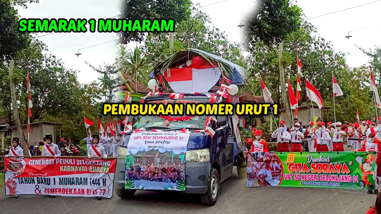 Pembukaan Karnaval Budaya Desa Selokajang Srengat Blitar