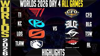 Worlds 2026 Day 4 Highlights ALL GAMES Swiss Stage Round 3