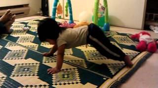 Kuttan Taking Push Up
