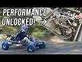 We Tuned our 4 Cylinder Military Go Kart and IT RIPS!