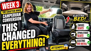 This Changed Our VW Crafter Forever! | Campervan Conversion Week 3