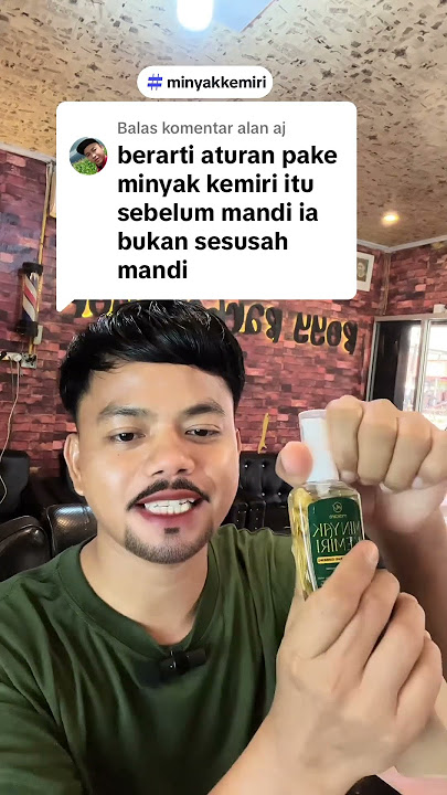 Minyak kemiri penebal rambut