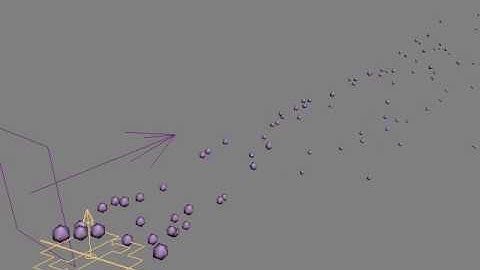 3dsmax:How To ... Affect Particle Flow Particles by Mass