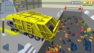 Blocky Garbage Truck Simulator Pro (by TrimcoGames) Android Gameplay [HD] screenshot 4