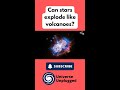 Can stars explode like volcanoes? Watch more Ask the Astronomers Live! on @UniverseUnplugged