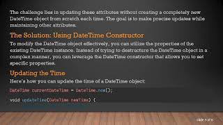 How to Only Change the Time in DateTime in Flutter