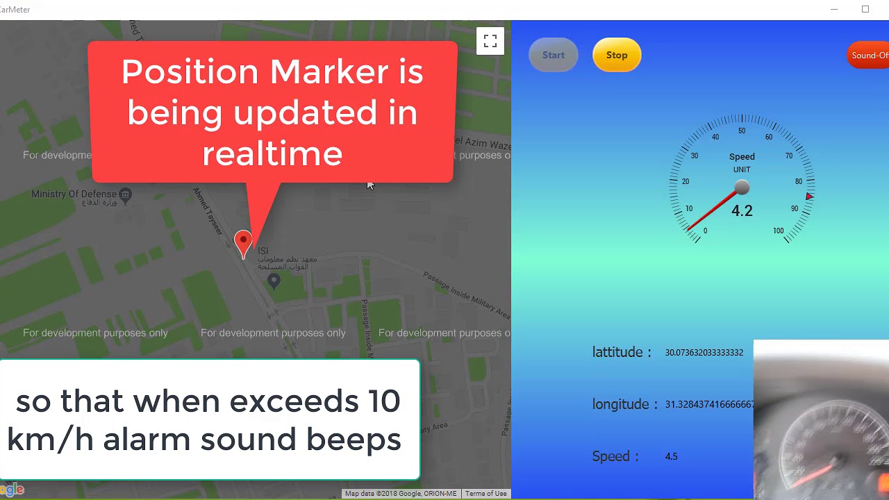 Java Carmeter GPS Project using JavaFX and Share GPS mobile app - YouTube