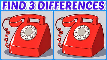 🧠Can You Outsmart This Tricky Puzzle?🎯 【#42 Brain Game Challenge Find 3 Differences】