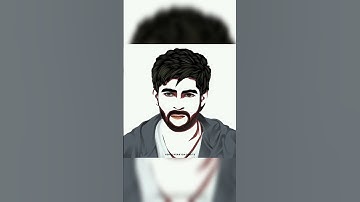 Tutorial how to make Vector Art Portrait with Infinite Design _ #shorts