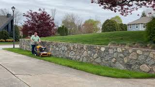 Smashing The Sod with my Cub Cadet 760 ES  33 inch mower   lets get it cut!