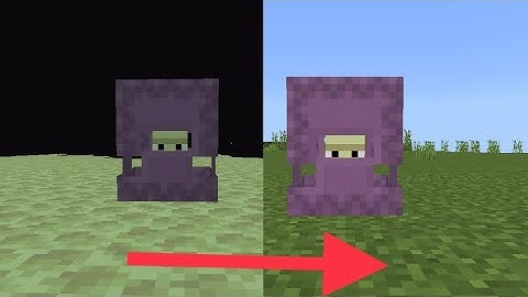 How to get a shulker to the overworld in bedrock edition