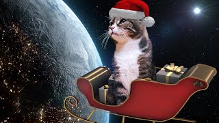 Santa Claus Cat Is Coming to Town