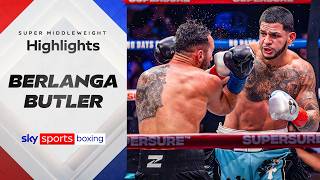 Berlanga wins as tempers flare after the fight! | Edgar Berlanga vs Steven Butler | Highlights