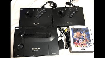 Neo Geo garbled screen and Unibios install