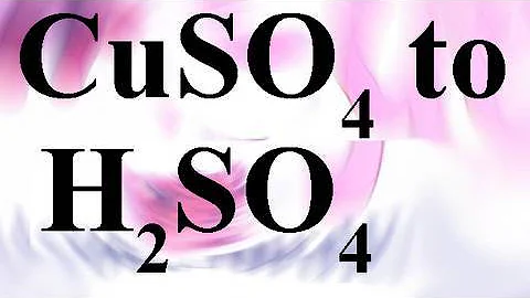 Make Sulfuric Acid (Copper Sulfate Electrochemical Method)