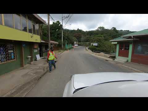 Drive through Santa Elena, Puntarenas Province, Costa Rica