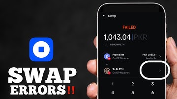 Fix Coinbase Wallet Errors | How to Fix Common Swap Errors In Coinbase Wallet ‼️