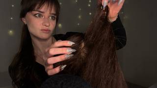 Fast + Aggressive Scalp Check & Massage (Scratching, Plucking, Tapping) Soft-Spoken [ASMR] screenshot 2