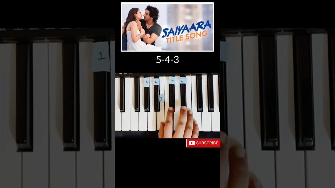 Sleduj Saiyaara - Easy Piano Tutorial #shorts #saiyaara #pianotutorial na YouTube Sleduj Saiyaara - Easy Piano Tutorial #shorts #saiyaara #pianotutorial na YouTube