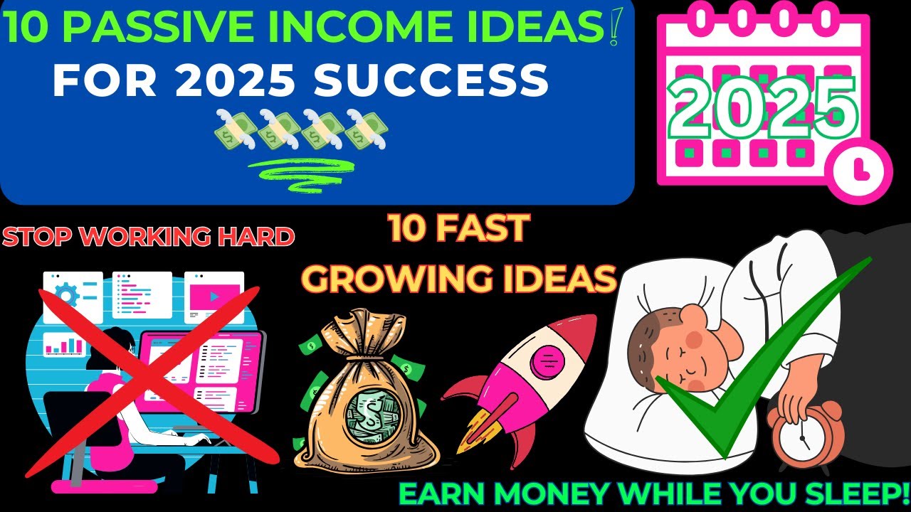 10 Proven Passive Income Ideas to Build Wealth in 2025 🚀💸💸 #finance # ...