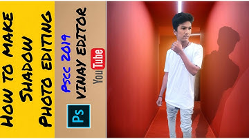 Shadow effect photo editing tutorial 2020  in PSCC ps telugu editing