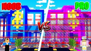 Minecraft Secure Bank Challenge Noob Vs Pro Vs Hacker Vloggest - minecraft noob vs pro most secure b