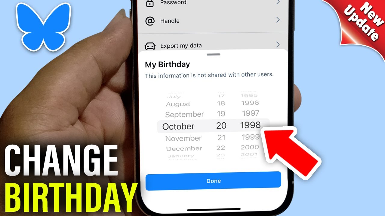 How To Change Your Birthday On Bluesky 2026 (Android & iOS)