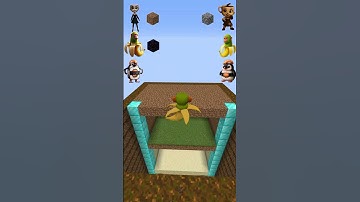 Italiaanse Brainrot vs. Squid Game Sky Jump Deel 9 #shorts #minecraft #brainrot