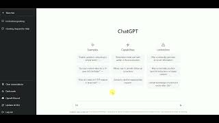 ChatGPT - GPT 3.5 generating code