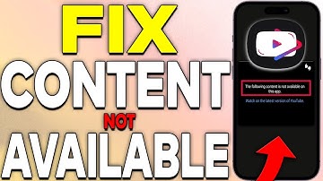 How To Fix Youtube Vanced The Following Content Is Not Available 2023