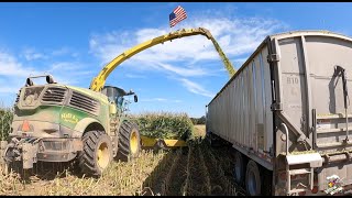 Chopping Corn Silage & Building a silage pile at Convoy Dairy Farm