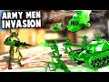 Huge GREEN ARMY MEN Invasion! Toy Soldiers Defense! (Hypercharge Unboxed Multiplayer Gameplay)