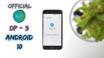 Official Android 10 Hydrogen 10.0.0 DP-3 Stable for Oneplus 5 and 5T
