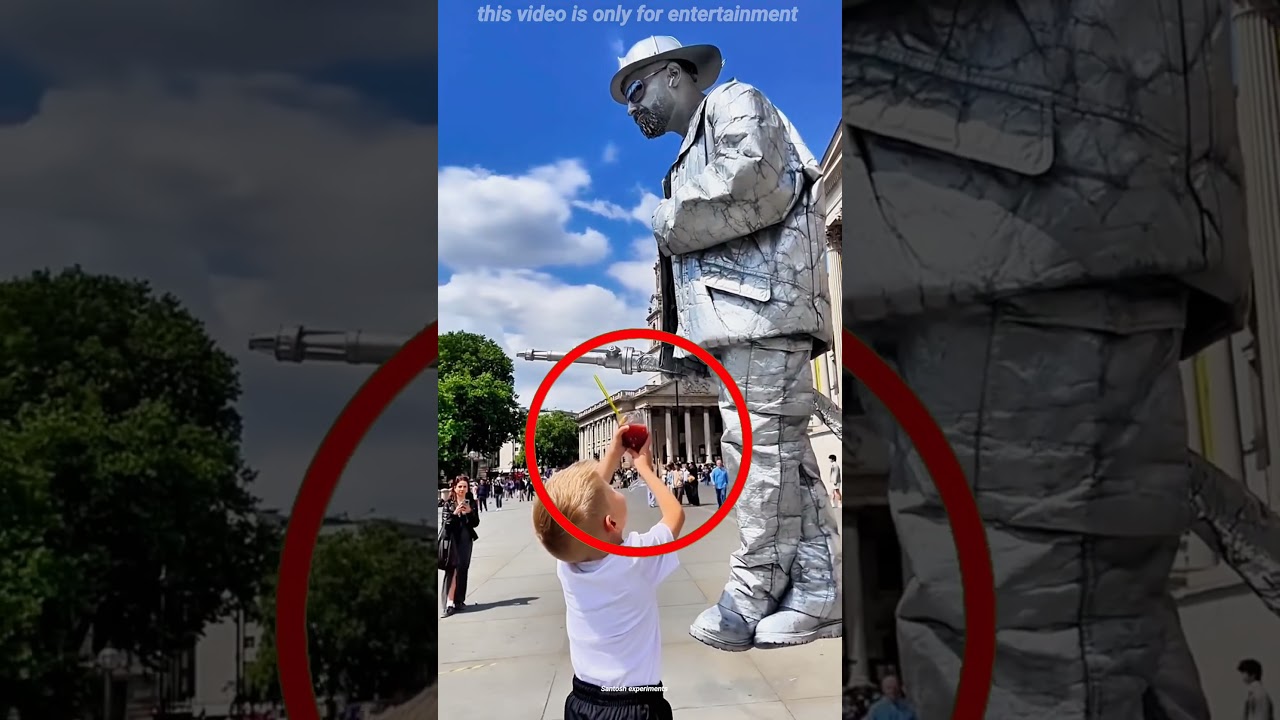 Little Boy's Act MELTS 'Statue Man' 😢 | Must Watch! 