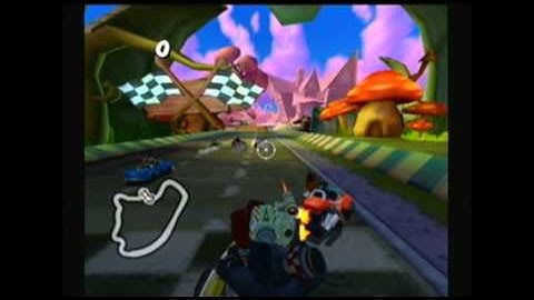 Crash Tag Team Racing | Part 20 - Track and the Beanstalk Crystals!
