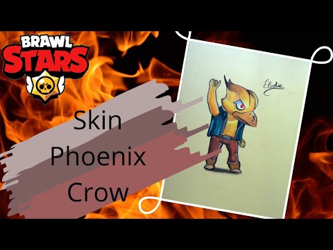 Brawl Stars Dessin Du Phoenix Crow Speed Drawing Youtube - brawl stars crow phoenix à imprimer
