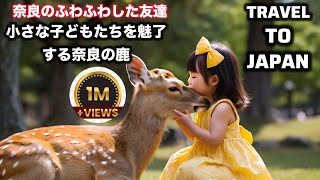 [外国人観光客] 奈良の鹿が遠方からの来訪者に喜びをもたらす | Nara deer | 外国人 日本食 | 奈良公園 | 外国人 | travel to japan