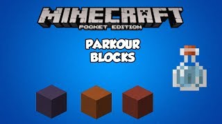 Parkour Blocks in Minecraft PE (One Command)