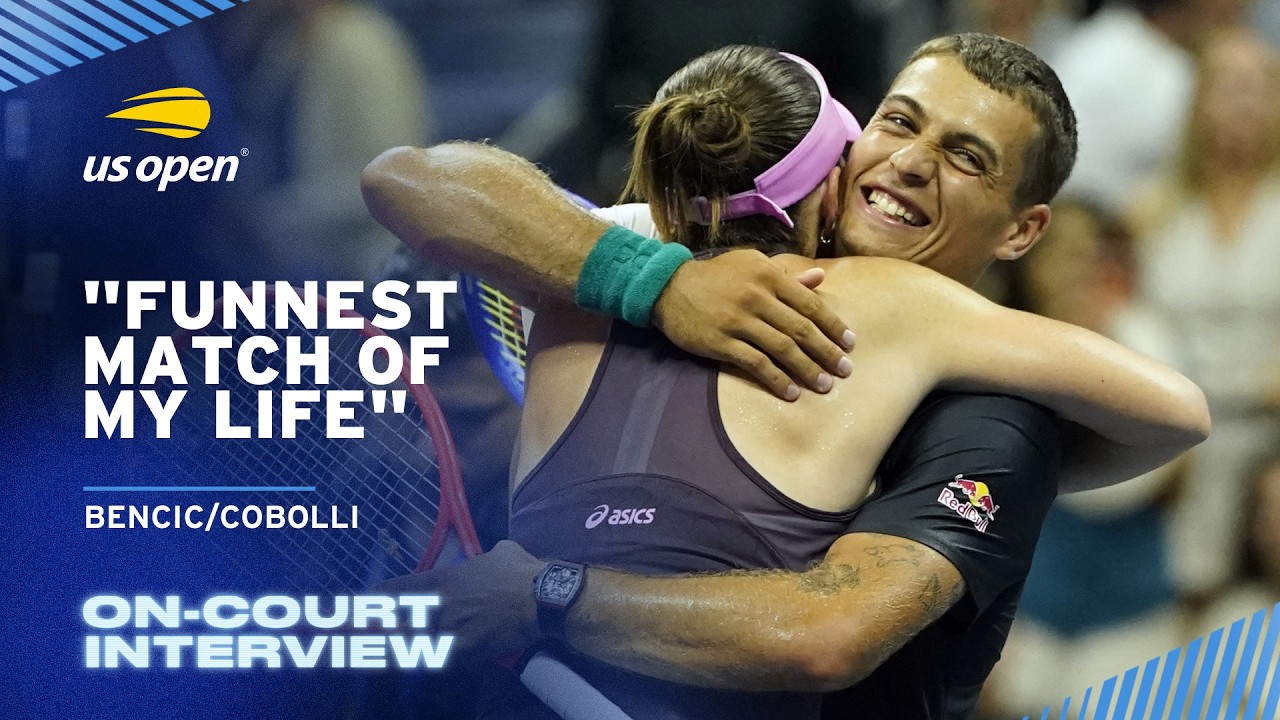 Bencic/Cobolli On-Court Interview | 2026 US Open Semifinal