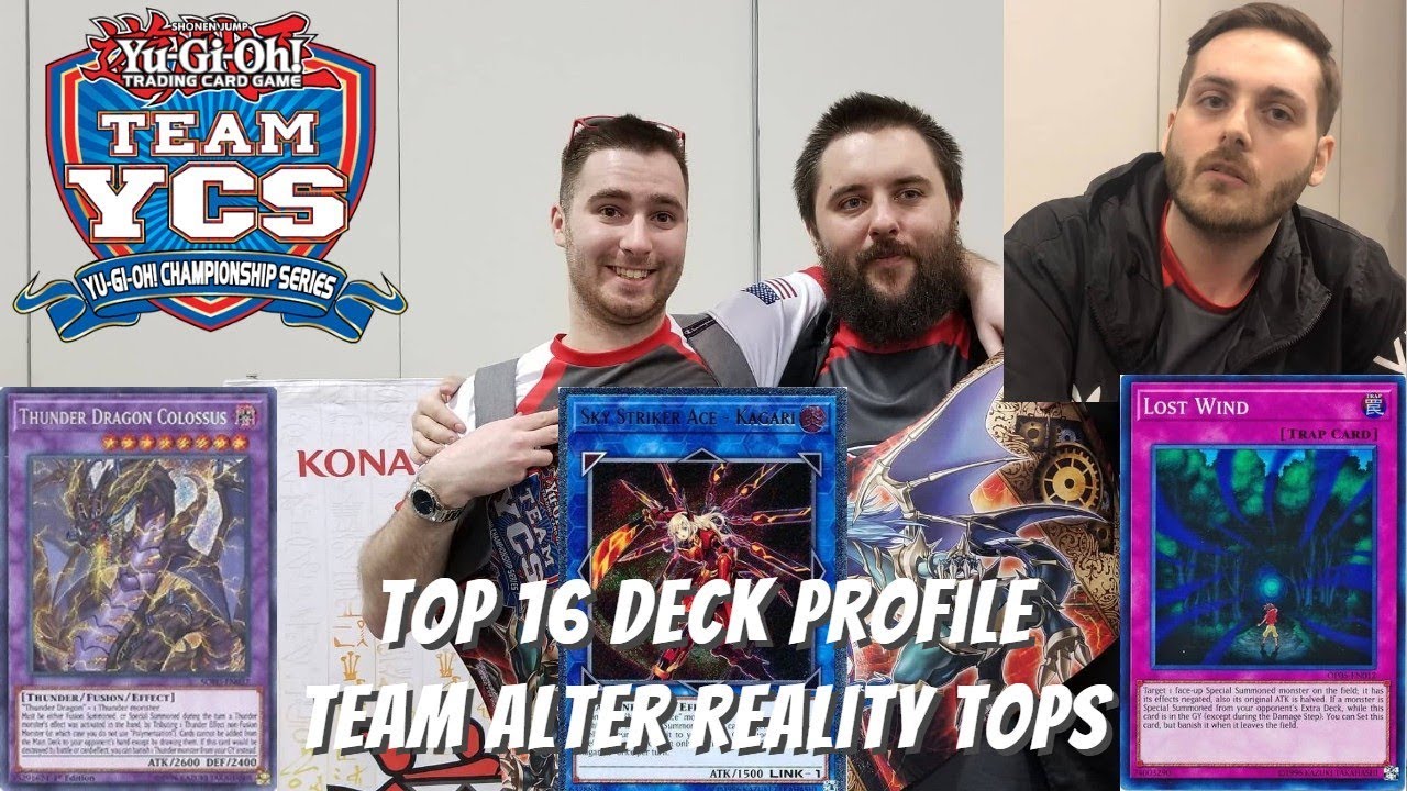 Yugioh Team YCS Atlanta Top 16 Deck Profile - Team Alter Reality Tops