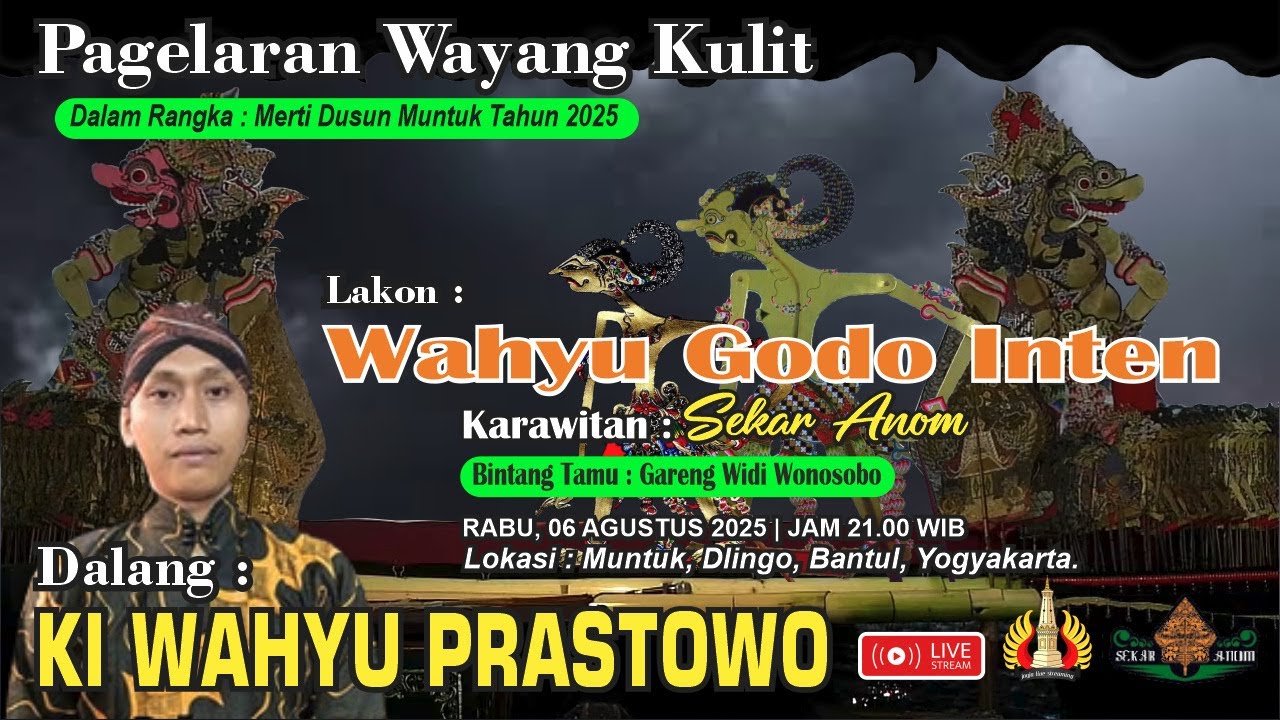 🔴[LIVE] KI WAHYU PRASTOWO ~ WAHYU GODO INTEN ~ GARENG WIDI WONOSOBO ~ Muntuk, Dlingo, Bantul